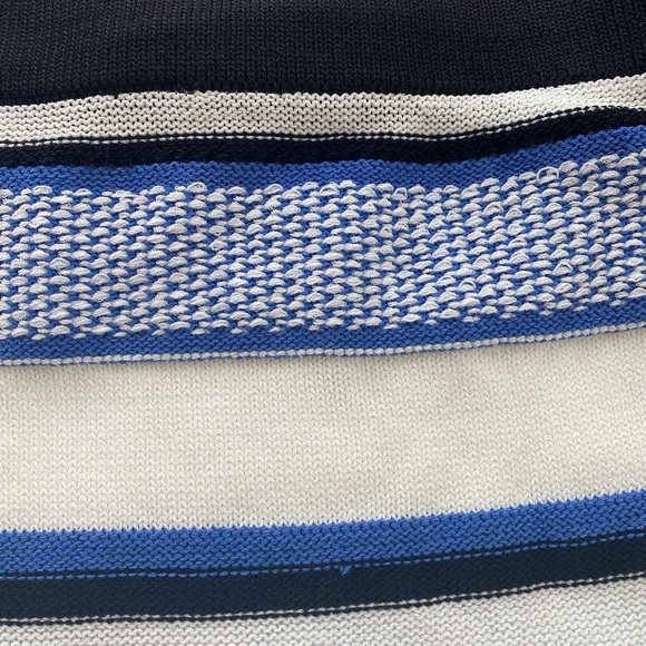 Bebe blue black and white midi skirt size s - Picture 3 of 6